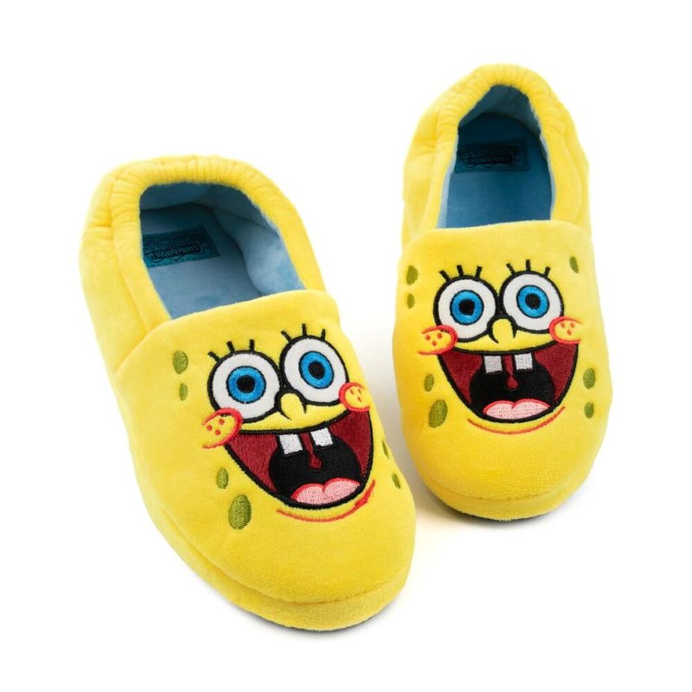 SpongeBob SquarePants Childrens/Kids Face Slippers / Yellow/Blue